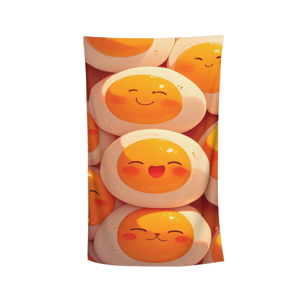 Cute Smiley Face Ocean Beach Towel Large Absorbent Quick Dry Pool Mat Beach Bath Towel for Tropical Summer Resort 70x140cm